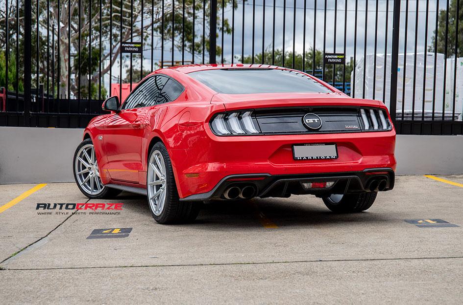 FORD MUSTANG ESF1 SILVER MACHINED FACE